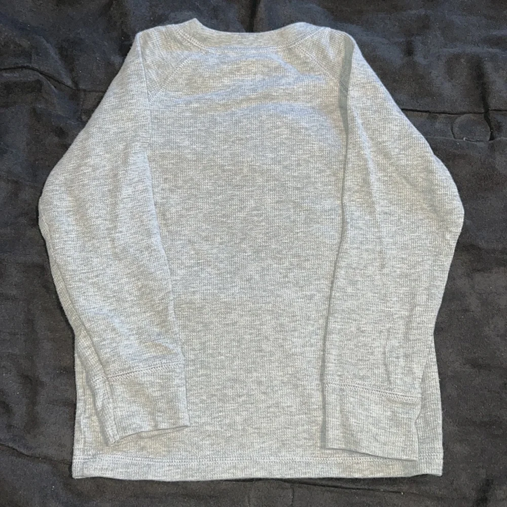 The Children’s Place Toddler Boy Gray Lightweight Thermal Long Sleeve Shirt